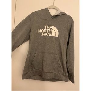 The North Face pullover grey hoodie